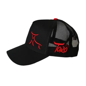 Casquette noire avec filet