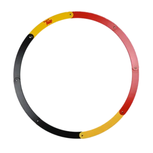 Cercle pliant Noir Jaune Rouge